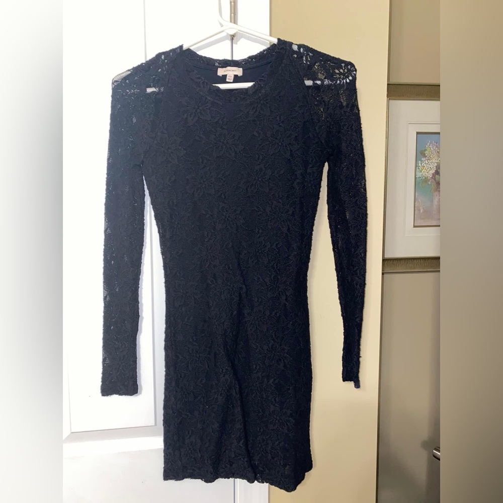 Lace mini long sleeve dress size XXS
